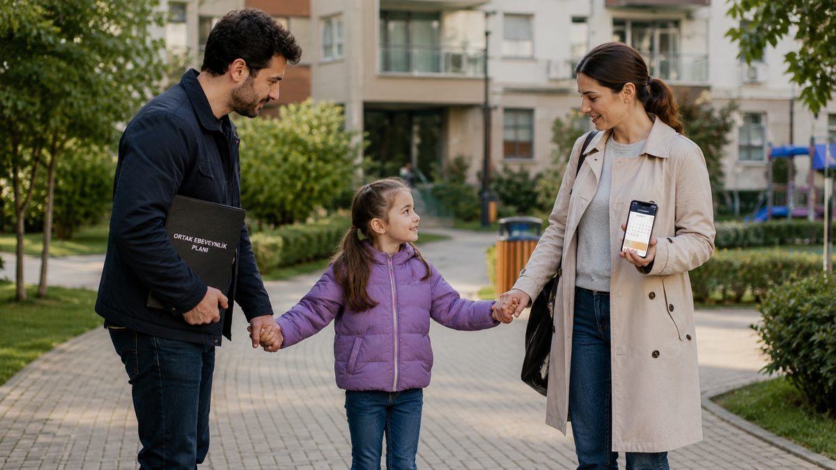 Çocuğun ebeveyniyle görüntülü görüşme yapması